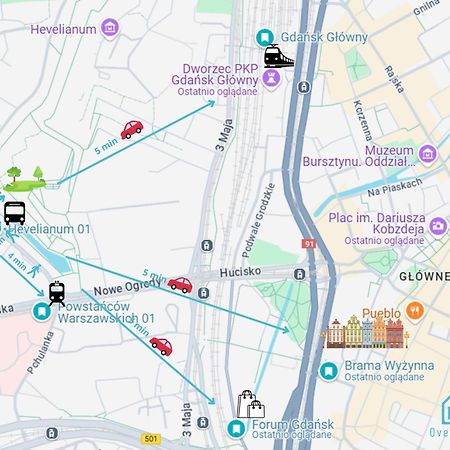 Swish Apartment -10 Min To Old Town Gdansk,Pkp & Shopping Mall المظهر الخارجي الصورة